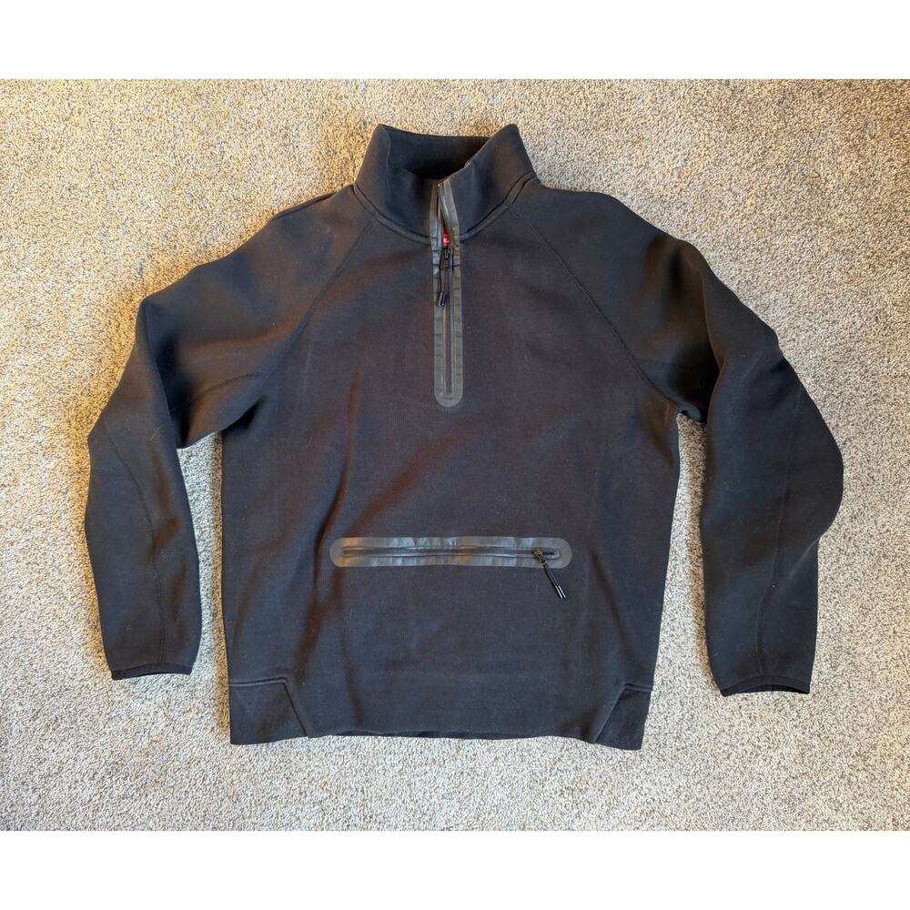 Nike Sportswear Black‎ Men's Tech Fleece 1/2-Zip Sweatshirt Large